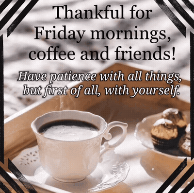 Toast With Egg Saying Good Morning Happy Friday GIF