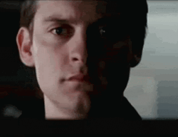Tobey Maguire Single Tear Eye GIF