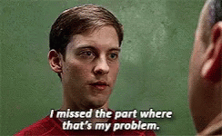 Tobey Maguire Talking Seriously GIF