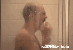 Tobias Crying In The Shower GIF