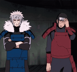 Tobirama And Hashirama Senju GIF