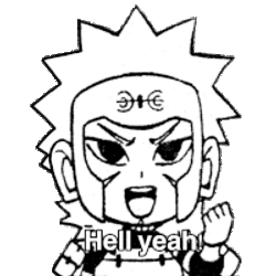 Tobirama Hell Yeah Sticker GIF