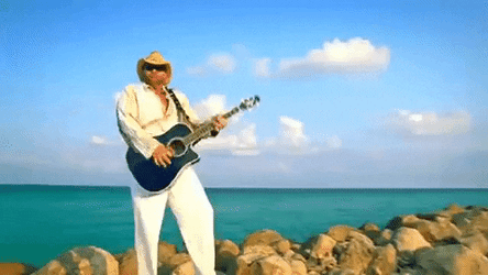 Toby Keith Beach Background GIF