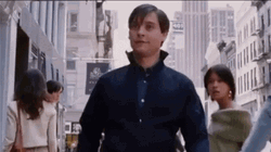 Toby Maguire Vibing Spiderman Dance GIF