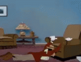 Today Drained Me Goofy Crawling Onto Couch GIF