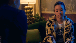 Today Drained Me Mariana Adams Foster Lying Down GIF