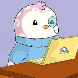 Today Drained Me Pudgy Penguin Collapsing GIF