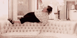 Today Drained Me Woman Lying On Couch GIF