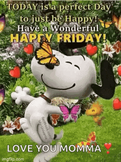today is a perfect day to just be happy have a wonderful happy friday ! love you momma