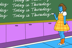 Today Is Thursday Sad Student