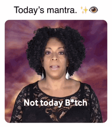 Today's Mantra Not Today Satan GIF