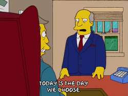 Todays The Day Gary Chalmers The Simpsons GIF
