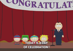 Todays The Day Graduation Day South Park GIF