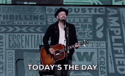 Todays The Day Stephen Speaks Singing GIF