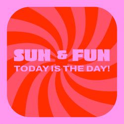Todays The Day Swirling Retro Wave Design GIF