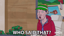 Todd Chavez On Red Jacket Who Said That GIF