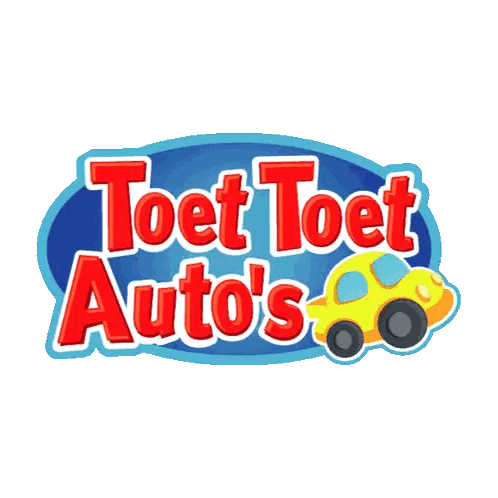 Toet Toet Auto Logo With Yellow Car Sticker