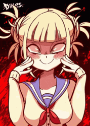 Toga Himiko MHA Fan Art Do You Love Me GIF