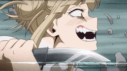 Toga Himiko MHA Knife Attack Rushing GIF