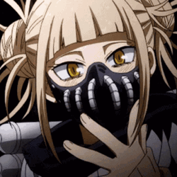 Toga Himiko MHA Masked On Cute Look GIF