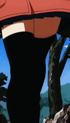 Toga Himiko MHA Strut Walking Skipping GIF