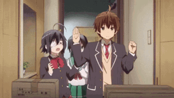 Togashi Yuuta Chop On GIF