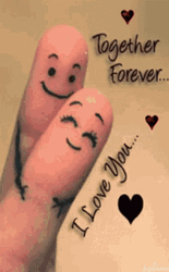 Together Forever Fingers Smiling GIF