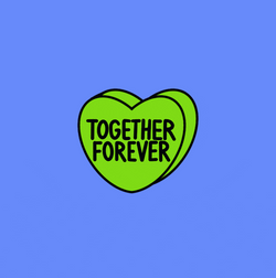 Together Forever Pumping Heart Animation GIF