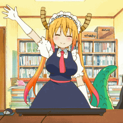 Tohru Bye Waving Hi GIF