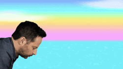 Toilet Phone Call Rainbow Background GIF