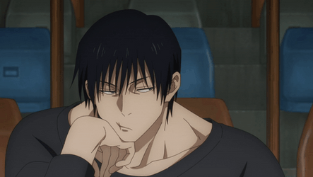  Toji Fushiguro Irritated Response Side Eye GIF
