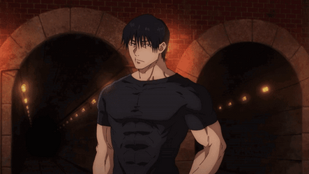 Toji Fushiguro Wicked Smile Jujutsu Kaisen GIF