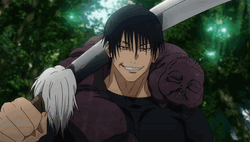  Toji Fushiguro Wielding Big Sword Jujutsu Kaisen GIF