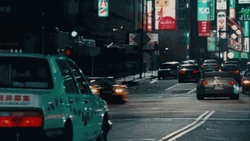Tokyo Drift Busy Street Car Slide GIF