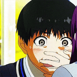 Tokyo Ghoul Blushing Ken Kaneki GIF