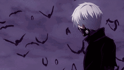 Tokyo Ghoul Ken Kaneki  Bats GIF