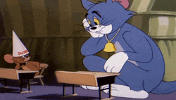 Tom And Jerry Cute Forehead Kiss GIF