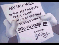 Tom And Jerry Last Will Custard Pie GIF