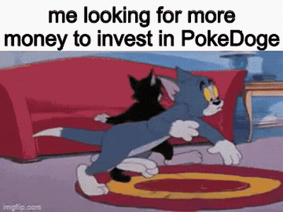 Tom and Jerry Looking for Money to Invest in Pokedoge