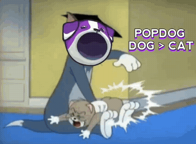 Tom And Jerry Popdog Dog > Cat GIF