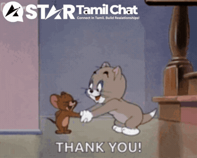 Tom and Jerry Shaking Hands Thank You