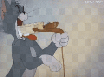 Tom And Jerry Standing Next To Soap GIF