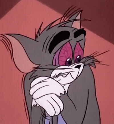 Tom Covering Face And Crying GIF
