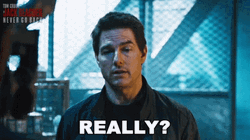 Tom Cruise Doubtful Asking Really GIF