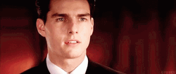 Tom Cruise Fierce Eyes Looking Around GIF