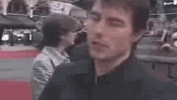 Tom Cruise Red Carpet Interview  GIF