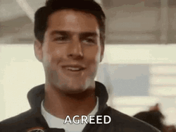 Tom Cruise Shades On Agreed Top Gun GIF