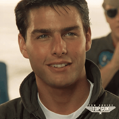 Tom Cruise Top Gun Close Up GIF