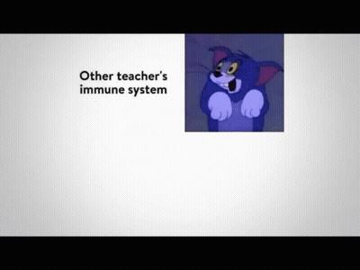 Tom From Tom and Jerry Saying Other Teacher's Immune System