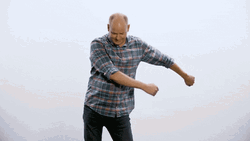 Tom Gleeson Floss Dance GIF